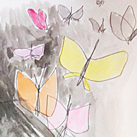 watercolorbutterfliesgrey